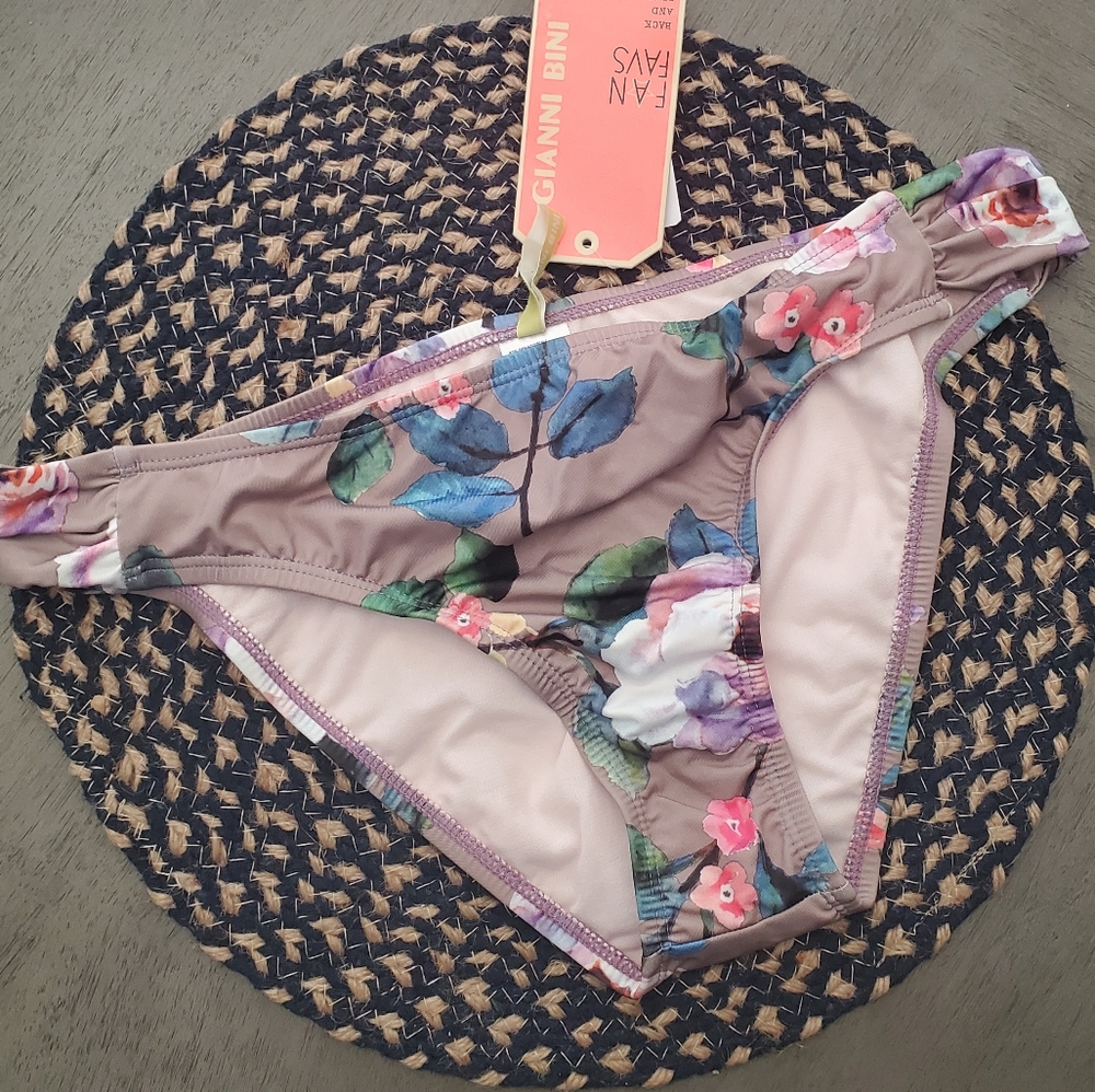 Gianni Bini Floral Bikini Bottoms